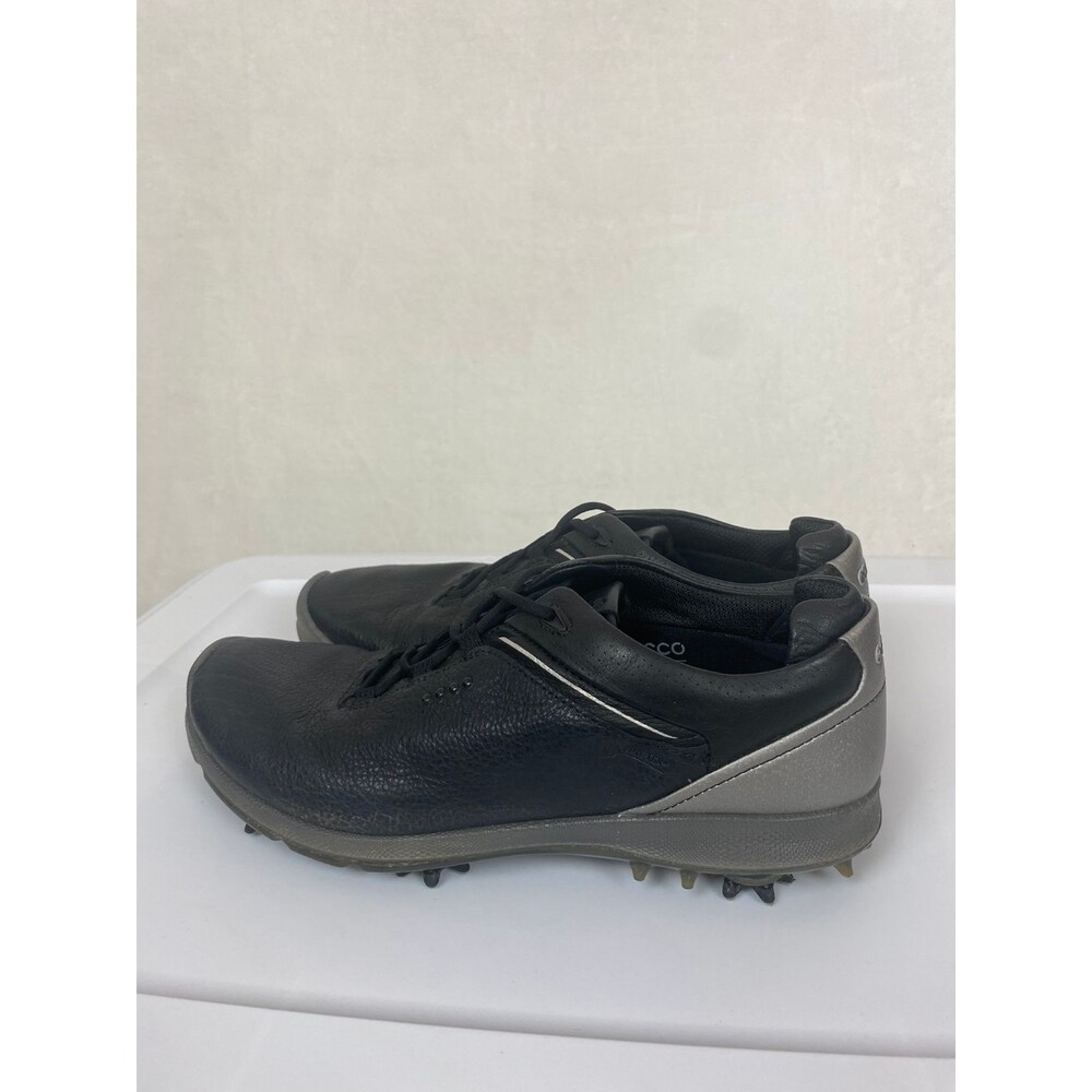 ECCO Women's Golf Shoes 10.5 US EUR 42 Black Textile Upper 564910C Screw Spikes